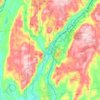 Kent topographic map, elevation, terrain