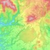 Canale Monterano topographic map, elevation, terrain