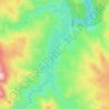 Cheesman Lake topographic map, elevation, terrain