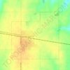 Bunker Hill topographic map, elevation, terrain