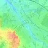 Brande topographic map, elevation, terrain