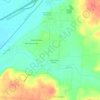 Enon topographic map, elevation, terrain