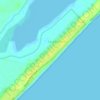 Paradise Beach topographic map, elevation, terrain