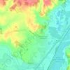 Barton-under-Needwood topographic map, elevation, terrain