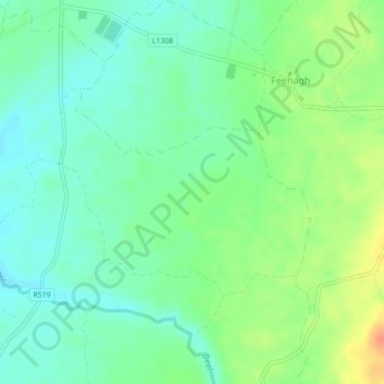Ahadagh topographic map, elevation, terrain