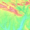 Silvan topographic map, elevation, terrain