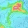 Whitfield topographic map, elevation, terrain
