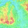 Bramley topographic map, elevation, terrain