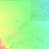 Aweil East topographic map, elevation, terrain