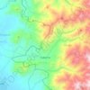 Caluma topographic map, elevation, terrain
