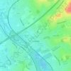 Frimley topographic map, elevation, terrain