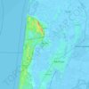 Bergen topographic map, elevation, terrain