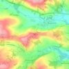 Esh topographic map, elevation, terrain