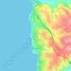 Ericeira topographic map, elevation, terrain