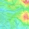 17th district topographic map, elevation, terrain