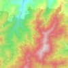 La Ortiga topographic map, elevation, terrain