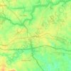 Hickory topographic map, elevation, terrain