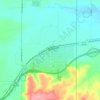 Pine Bluffs topographic map, elevation, terrain