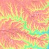 Wheeling Creek topographic map, elevation, terrain