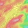 Lake Welch topographic map, elevation, terrain