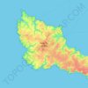 Belle-Île-en-Mer topographic map, elevation, terrain