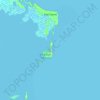 East Caicos topographic map, elevation, terrain