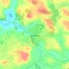 Dromahair topographic map, elevation, terrain