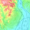 Fiano Romano topographic map, elevation, terrain