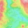 Threshfield topographic map, elevation, terrain