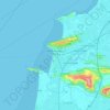 Weston-super-Mare topographic map, elevation, terrain