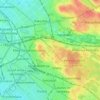 10th district topographic map, elevation, terrain