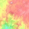 Neville topographic map, elevation, terrain