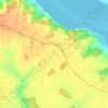 Woolverstone topographic map, elevation, terrain