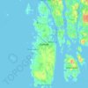 Karmøy topographic map, elevation, terrain