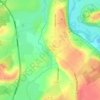 Bouzais topographic map, elevation, terrain