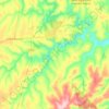 Katueté topographic map, elevation, terrain