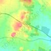 Gordon topographic map, elevation, terrain