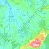 Cadaval topographic map, elevation, terrain