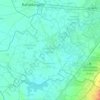 South West Delhi topographic map, elevation, terrain