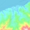 Udalo topographic map, elevation, terrain