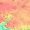 Arvillers topographic map, elevation, terrain