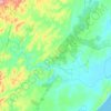 Umfolozi River topographic map, elevation, terrain