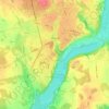 Viljandi topographic map, elevation, terrain