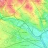 Manises topographic map, elevation, terrain