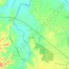 Moorland topographic map, elevation, terrain