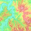 High Ridge Township topographic map, elevation, terrain