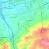 East York topographic map, elevation, terrain