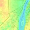 Marysville topographic map, elevation, terrain