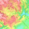Huelgoat topographic map, elevation, terrain