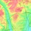 Abbots Langley topographic map, elevation, terrain